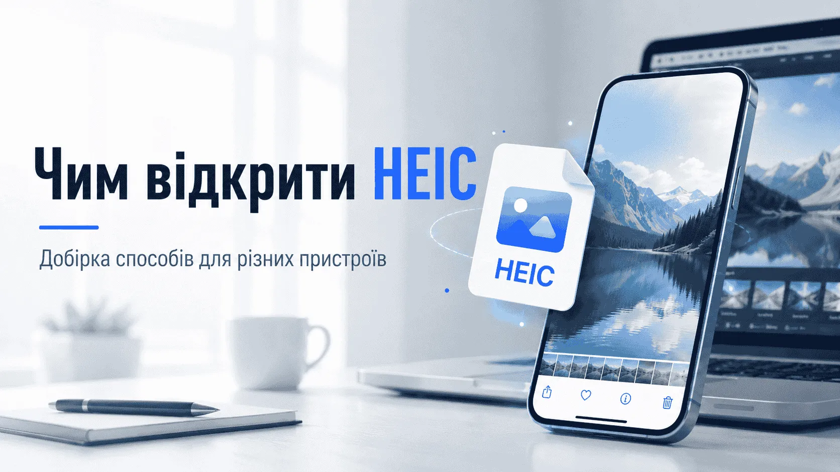 Файл HEIC з айфона, відкритий на ноутбуці з Windows 11